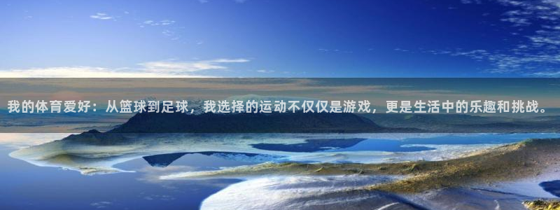 一竞技官网网页版：我的体育爱好：从篮球到足球，我选择的运动不