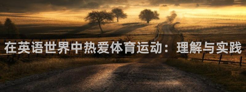  一竞技app官方网站：在英语世界中热爱体育运动：理解与实践